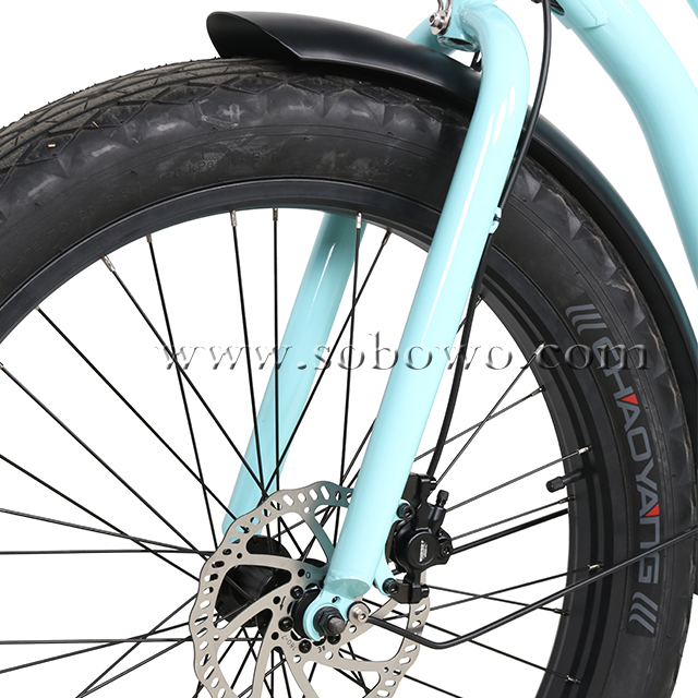 Step-Thru Fat Tire Electric Cruiser Bike